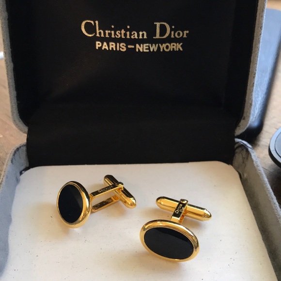 Vintage Christian Dior Cufflinks - Picture 1 of 10